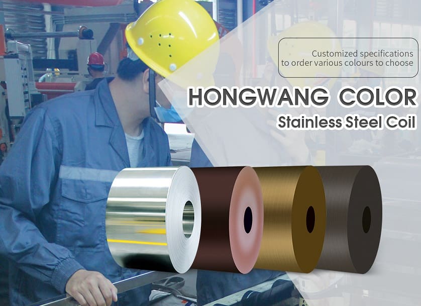 Rose Gold stainless steel coil