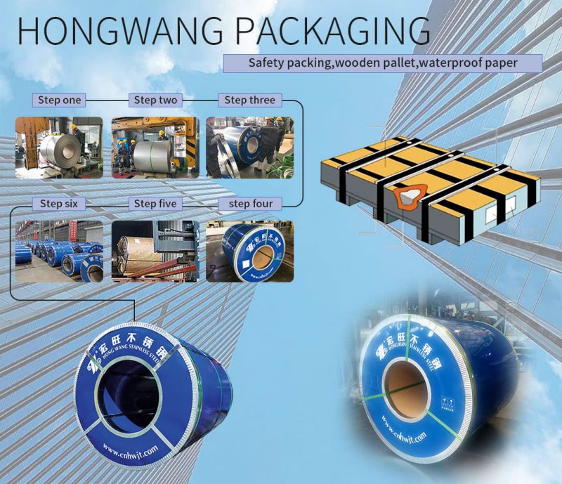 Gold Brushed Stainless Steel Coil