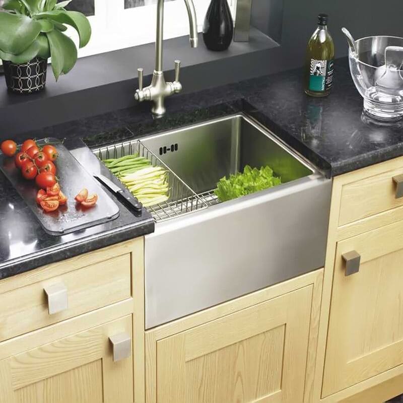 brushed stainless steel application