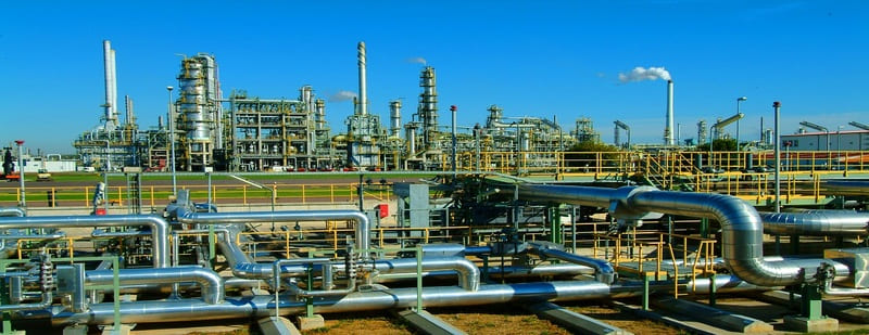 stainless steel flange in pipeline