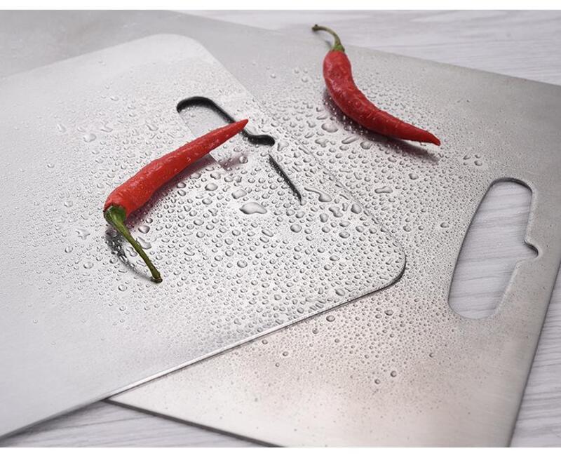 stainless steel kitchen board