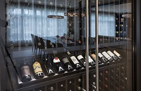 Charming Stainless Steel Glass Display Cabinet