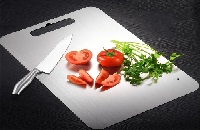 The Best Cutting Board is Stainless Steel